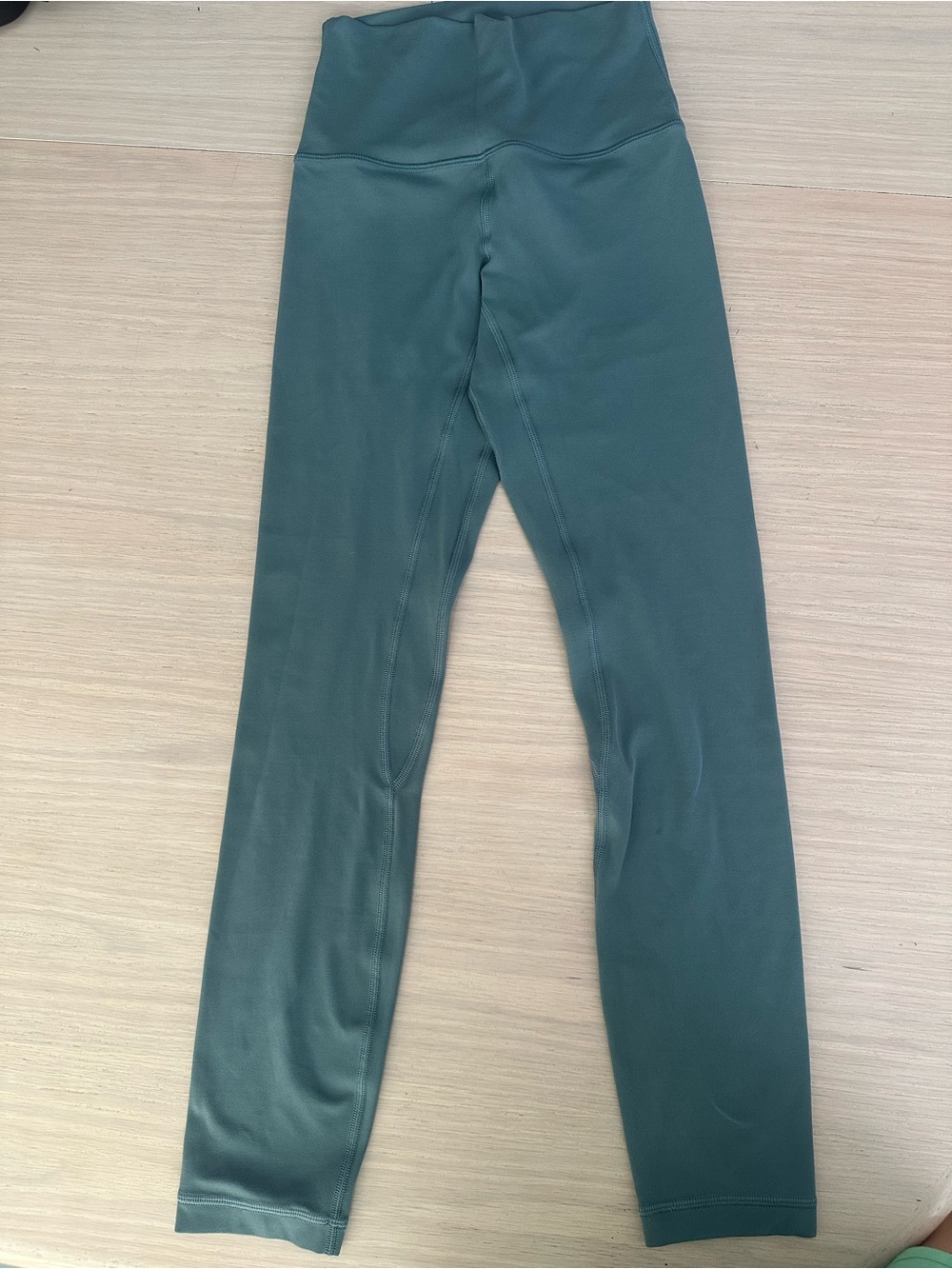 Lululemon “old” align pants 7/8 HR sz 2 in Teal